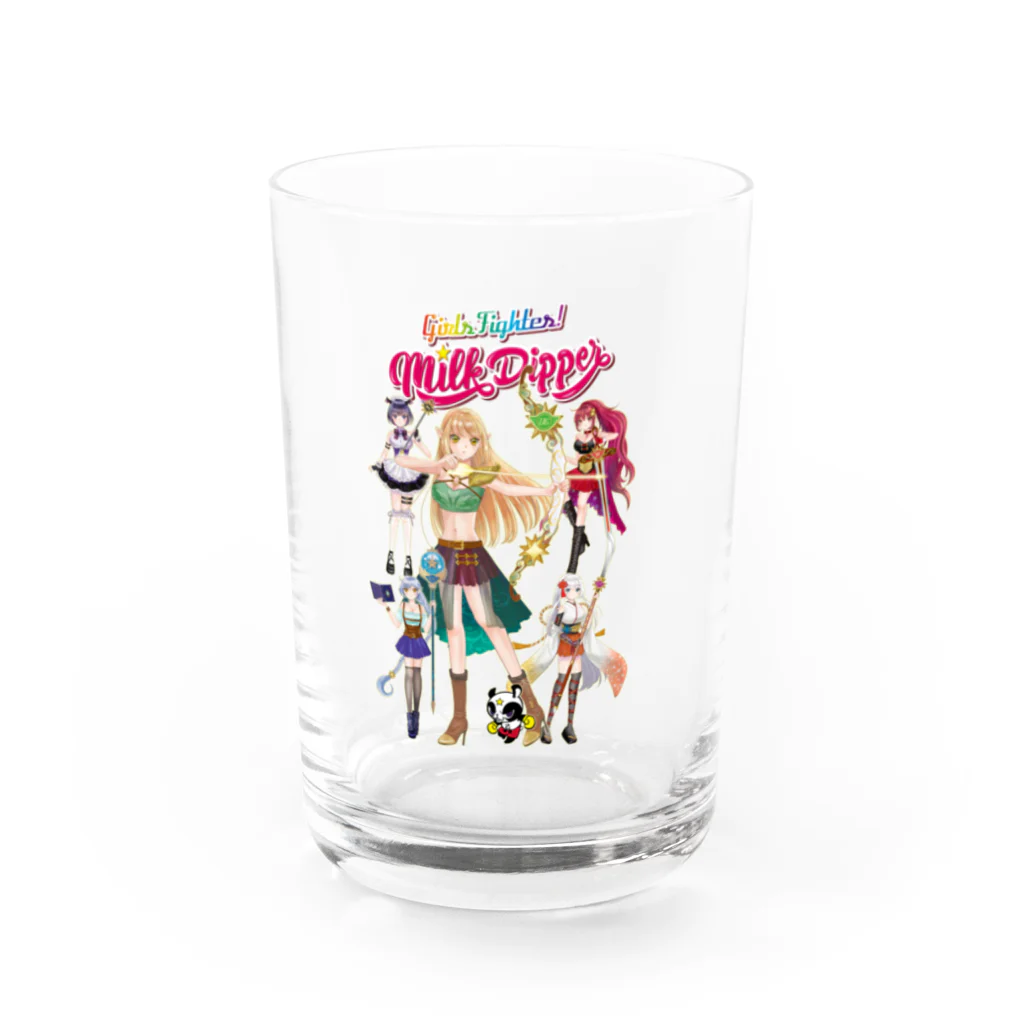 Milk☆Dipperのガールズファイター！ミルクディッパー☆06☆Hitomi Water Glass :front