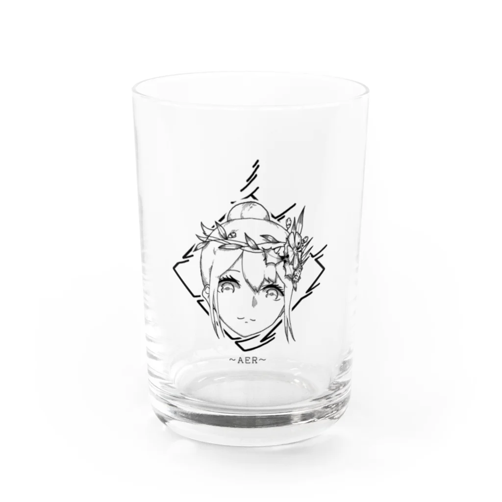 カーク・ディクソンのエア Water Glass :front