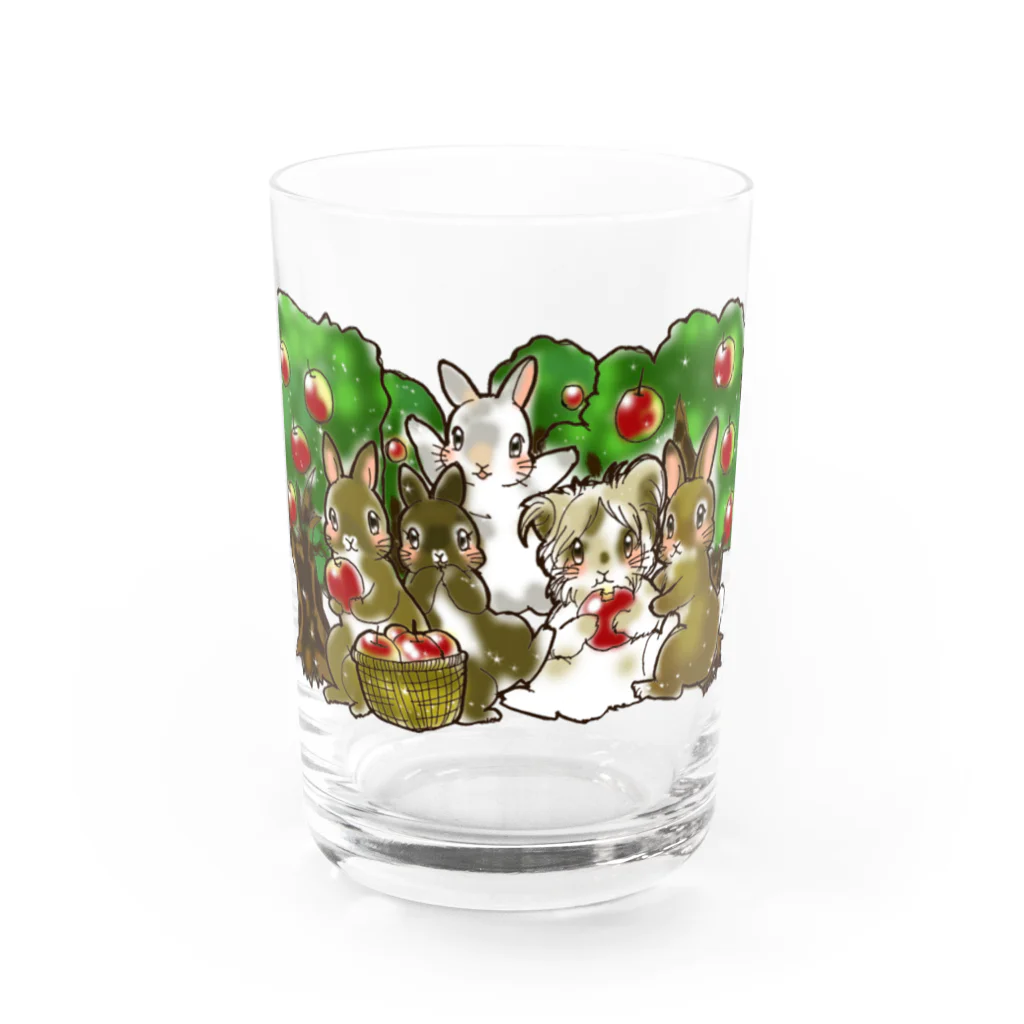 アトリエねぎやまのフルーツ狩り Water Glass :front