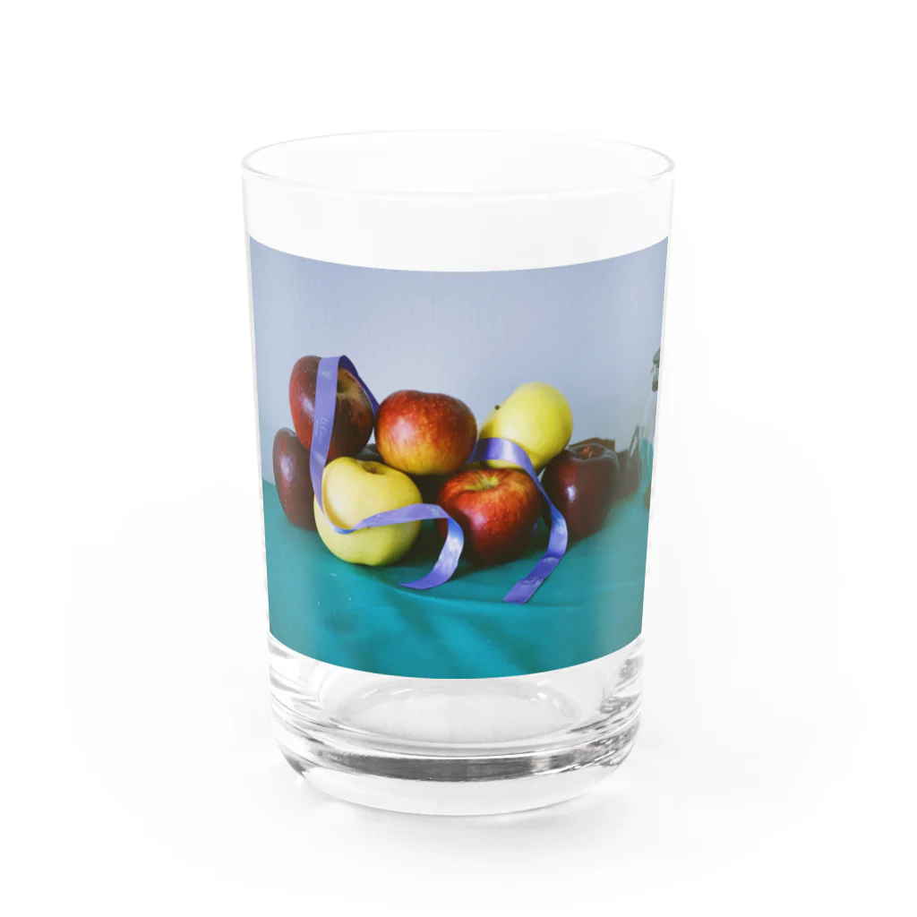 34のりんご Water Glass :front