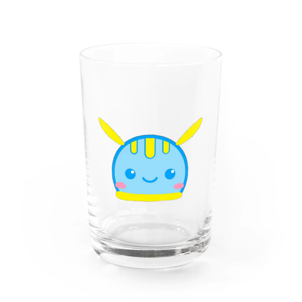 アオウミウシのあーちゃんのアオウミウシのあーちゃん Water Glass :front