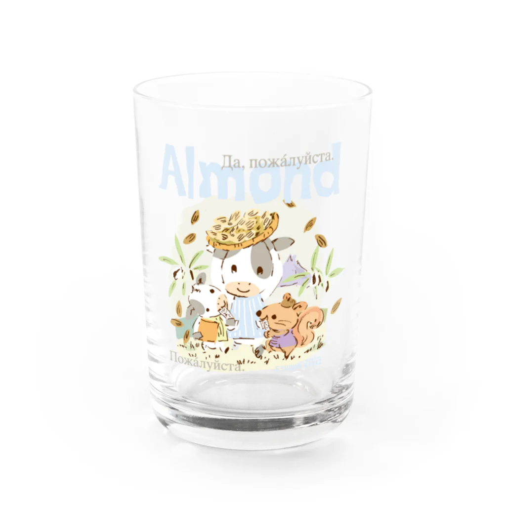 ビューン ワークスのAlmond Water Glass :front