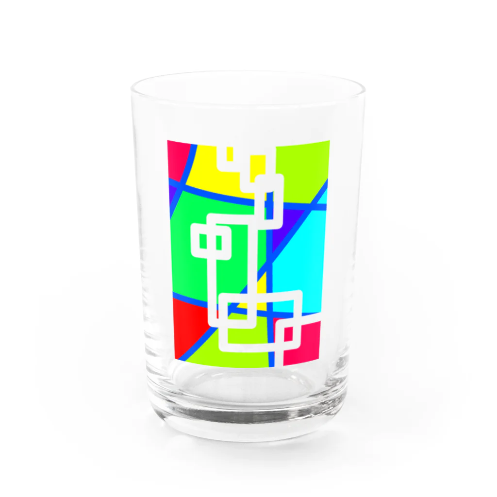 ウンチッチのクリアー幾何学 Water Glass :front