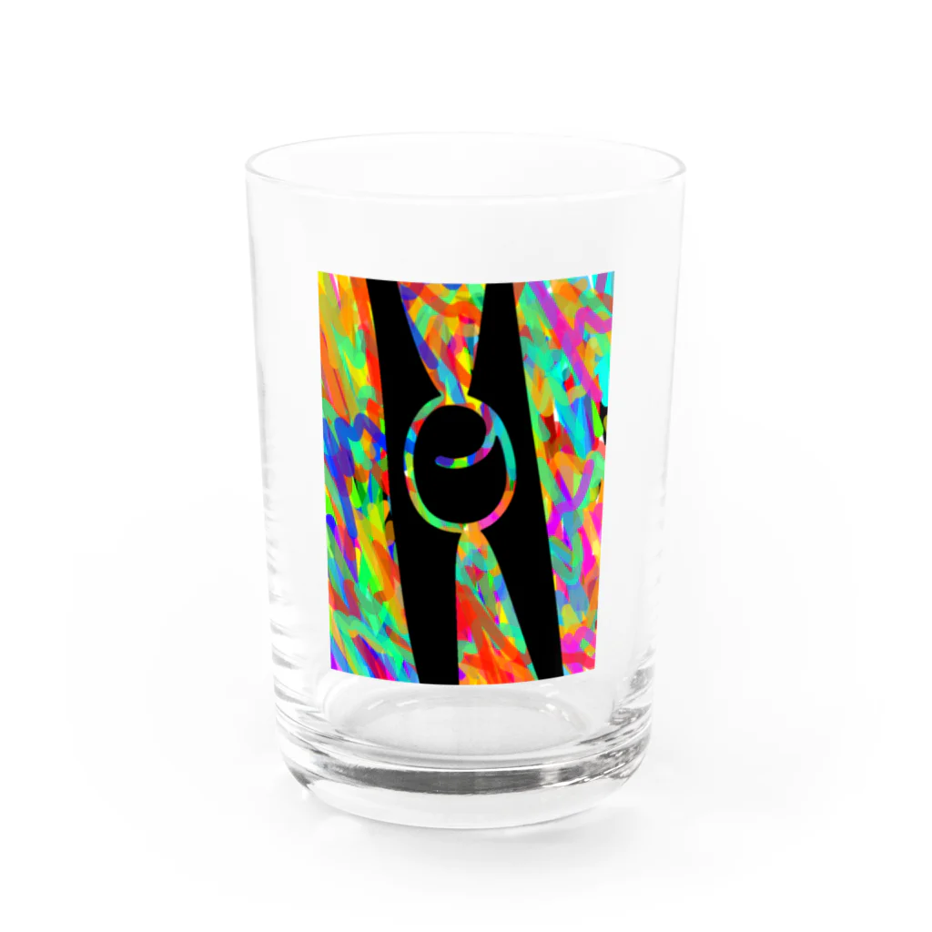 ウンチッチのHeマーク Water Glass :front