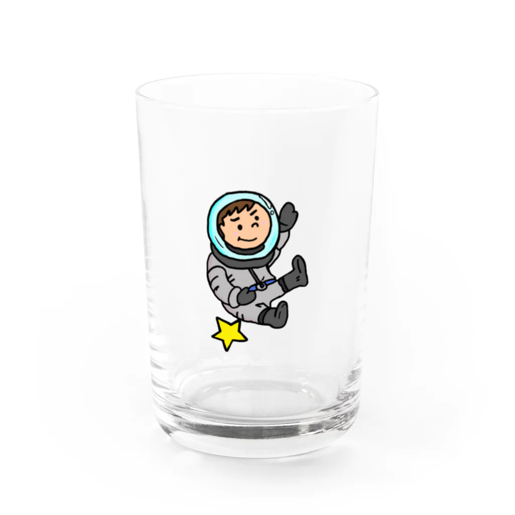 TOMMY★☆ZAWA　ILLUSTRATIONのあすとろ★のぉーとくん。 Water Glass :front