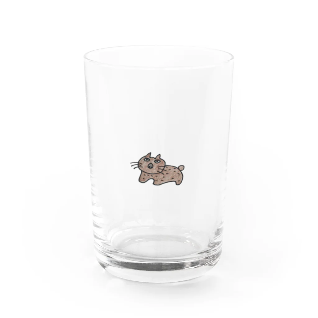 イロハニ堂のウォンバットさん Water Glass :front