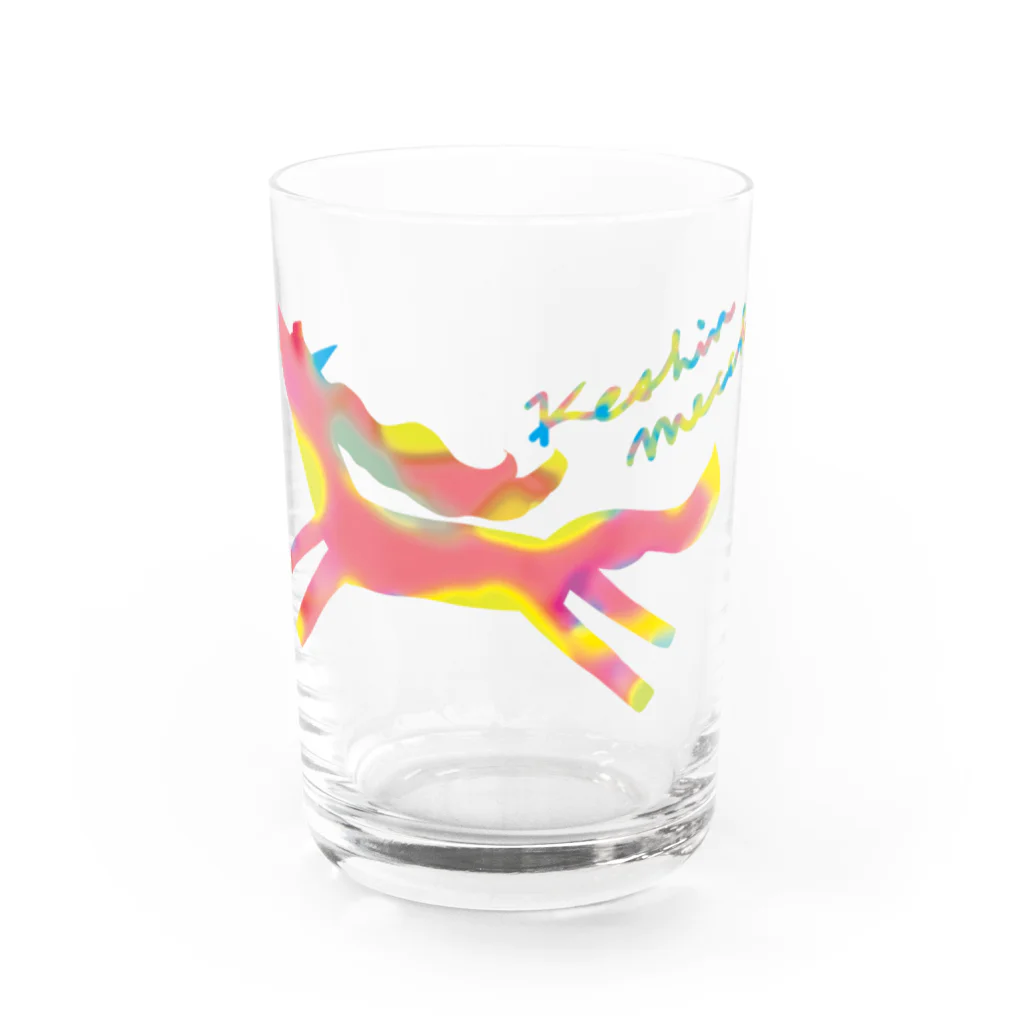 unicorn2018のKeshinmecchi Water Glass :front