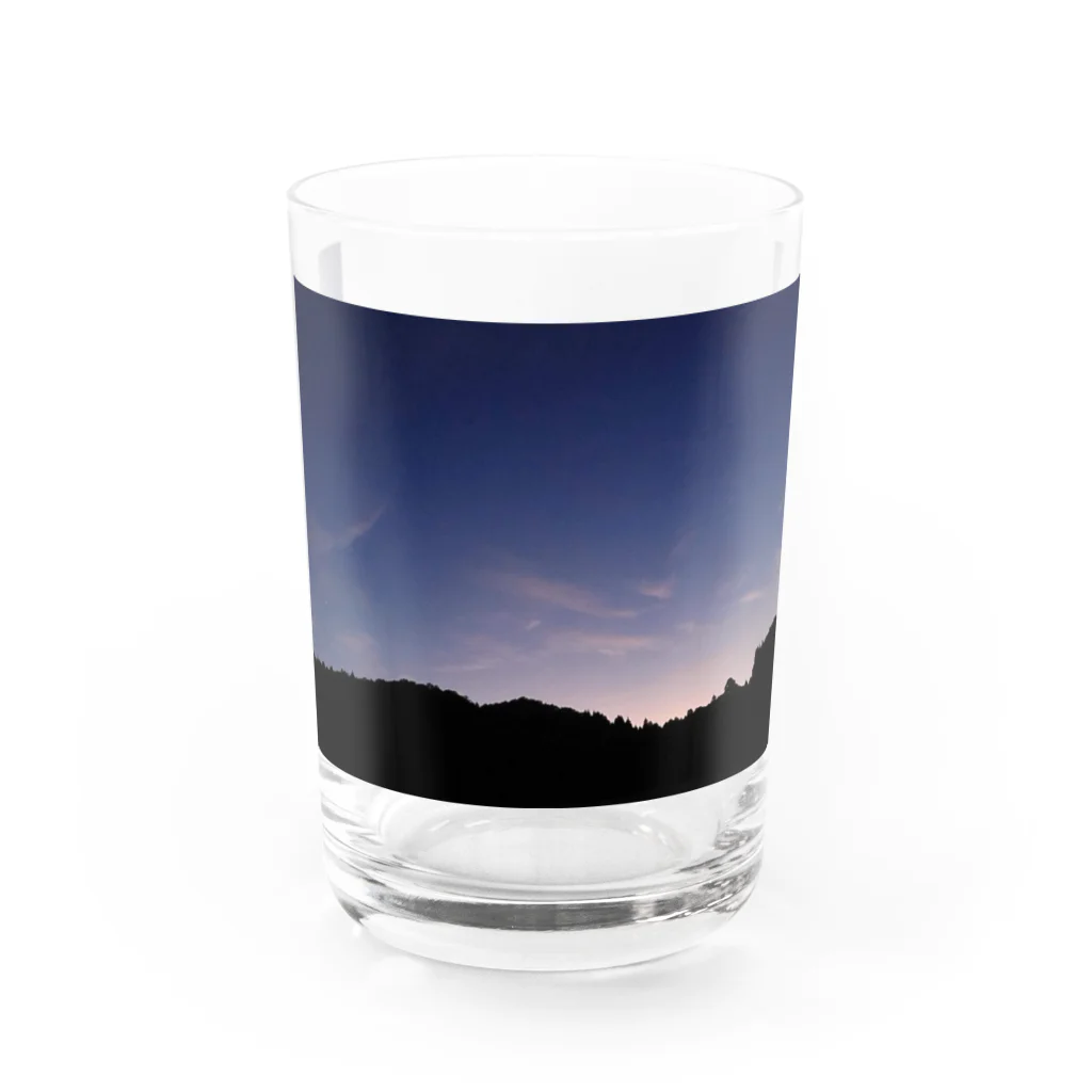 空置き場店のいつかの夜明け Water Glass :front