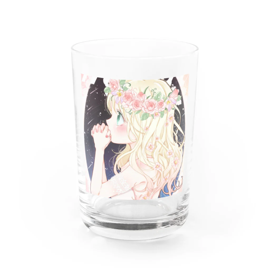 ♰壱夜ちゃん✞の夢かわガールちゃん Water Glass :front