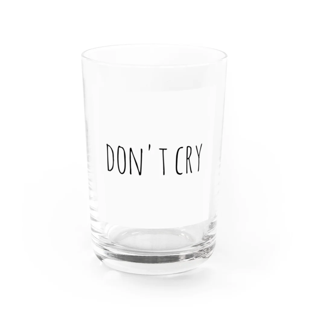 にゃんにゃん™️🐱のdon't cry Water Glass :front