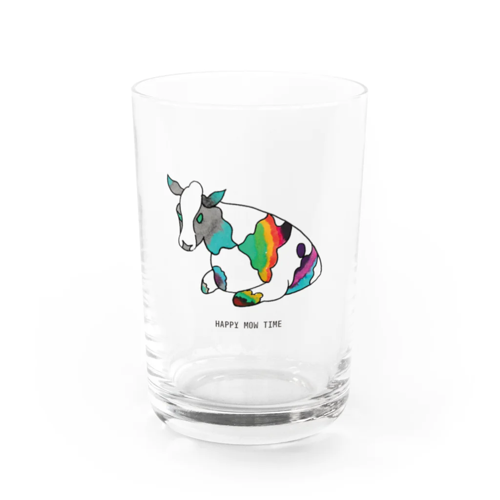 MAN FACTORYのHAPPY MOW TIME Water Glass :front