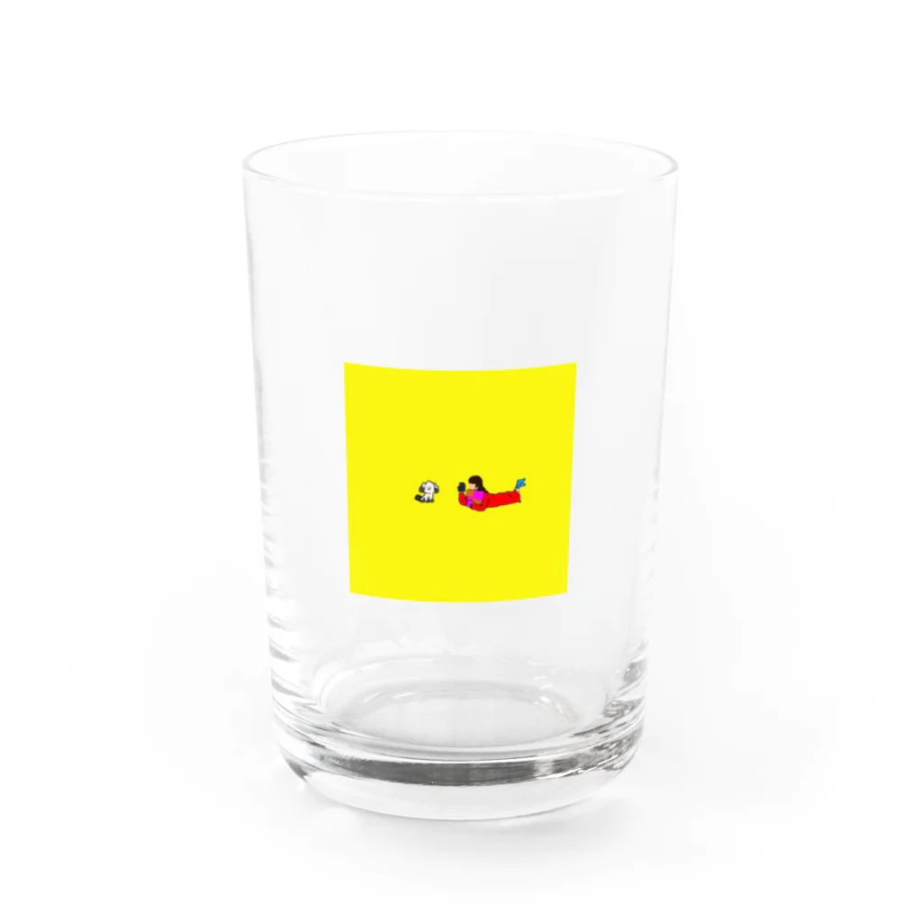 tokyo_tokyoの犬とあたし Water Glass :front