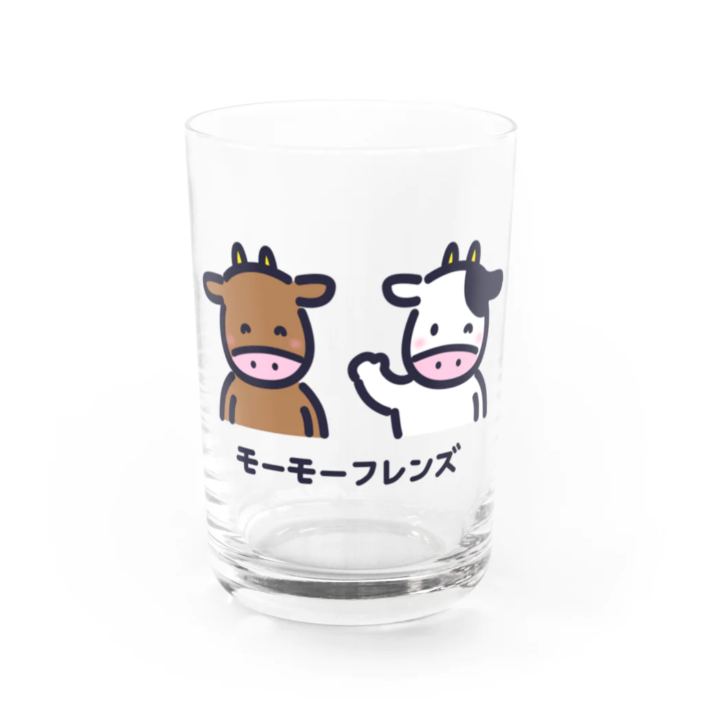 HAPPY MILK MARKETのモーモーフレンズ グラス前面