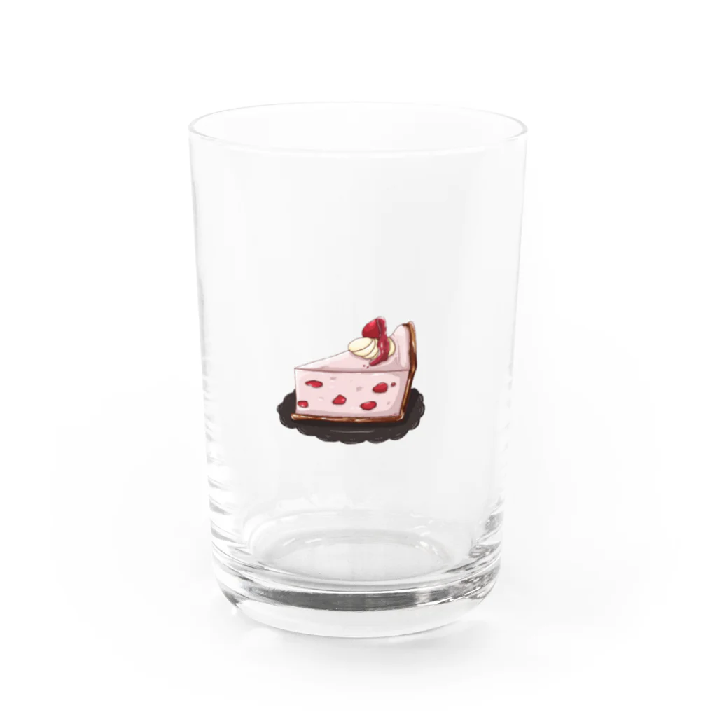 kasumi_のいちごチーズケーキタルト Water Glass :front