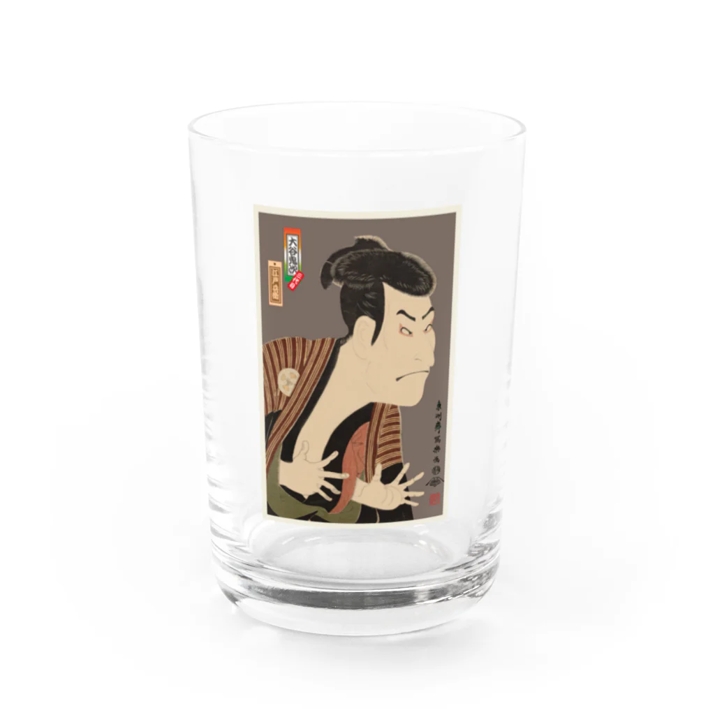 Rigelの三代目大谷鬼次の江戸兵衛 Water Glass :front