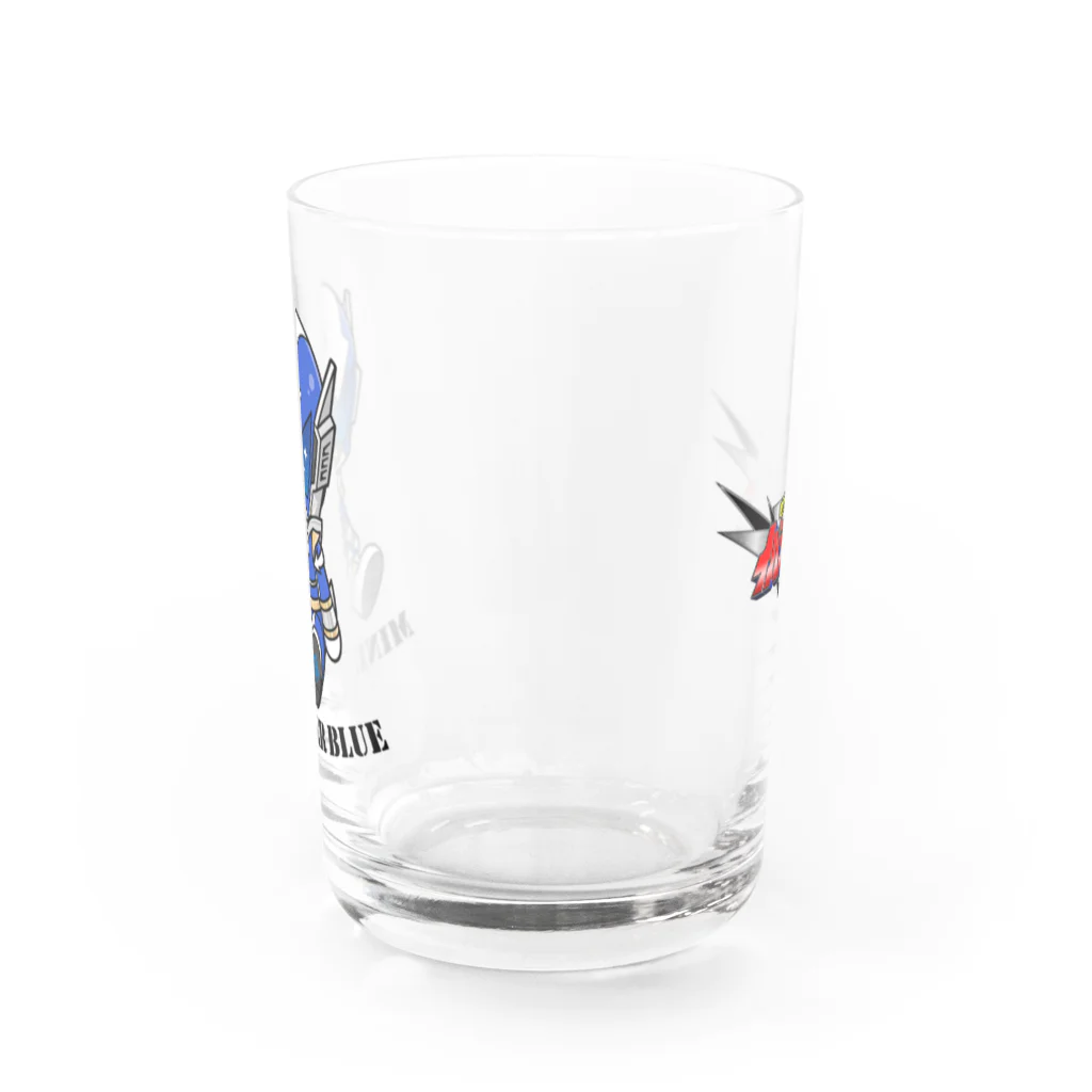 イバライガーストアのおすわり ミニライガーブルー Water Glass :front