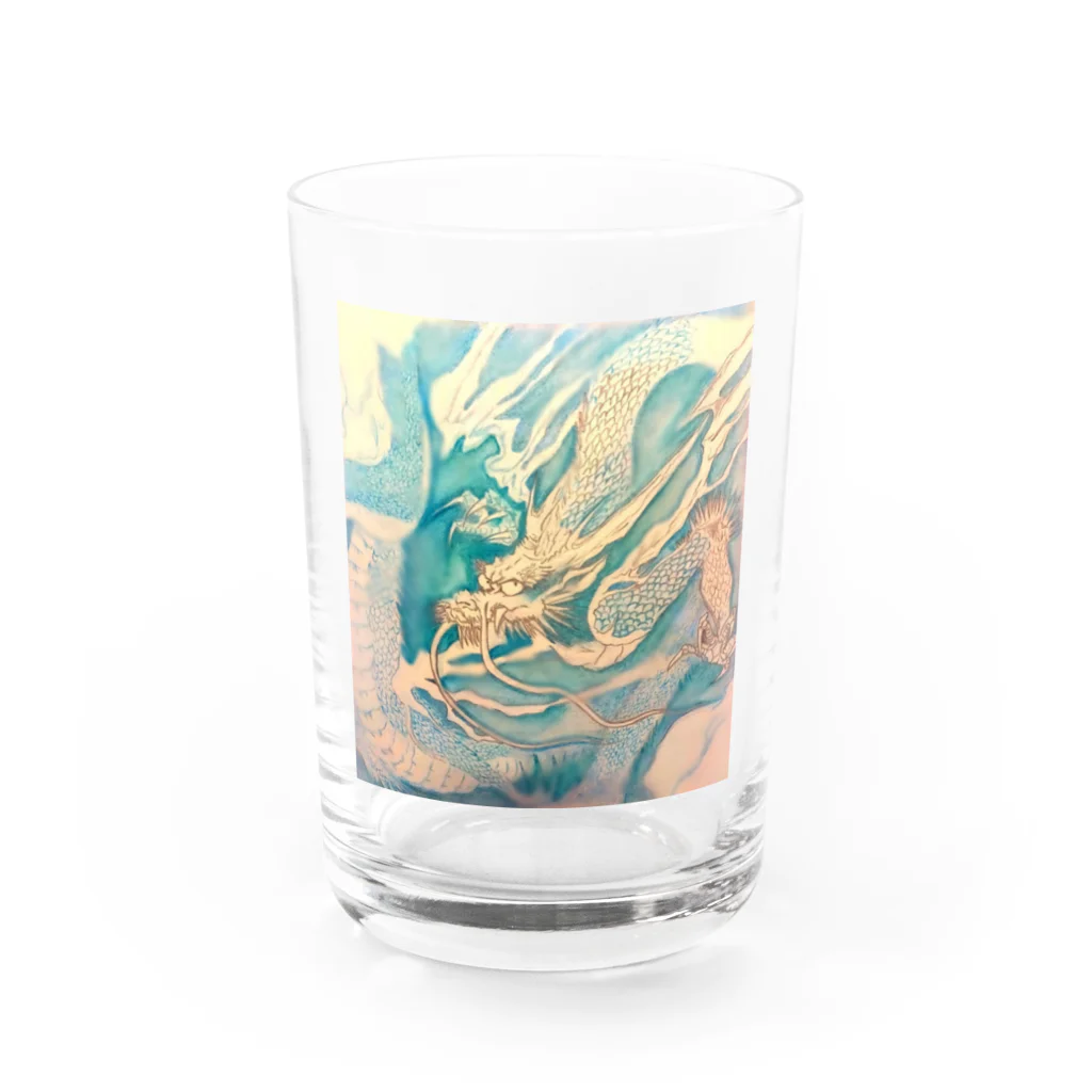 林 邦明 (クニさん)の龍神  ～喜～  BULL ver, Water Glass :front