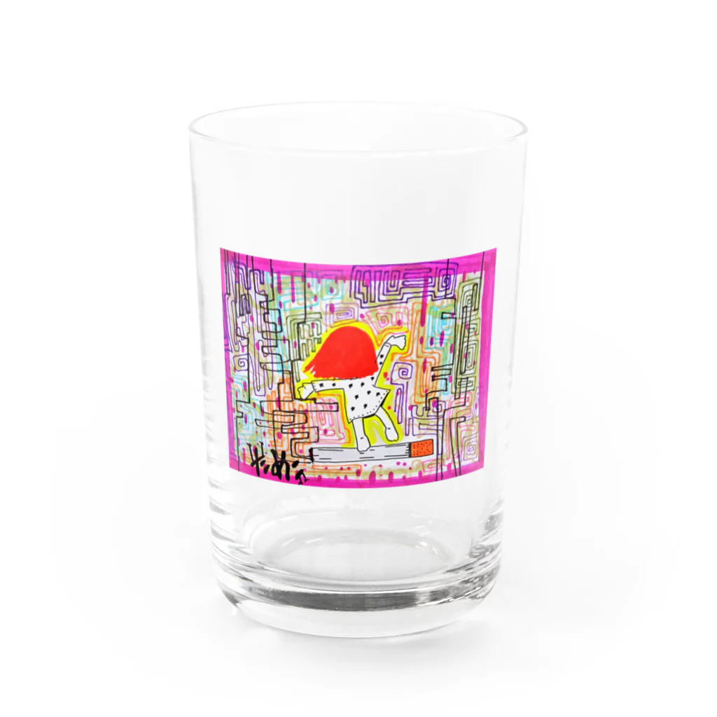 ためこ部屋のけむり。 Water Glass :front