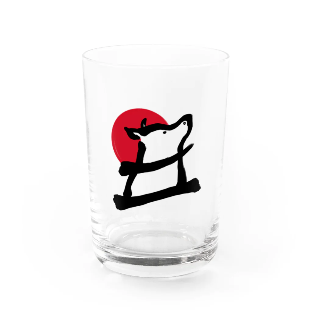 米俵もてるの丑年 Water Glass :front