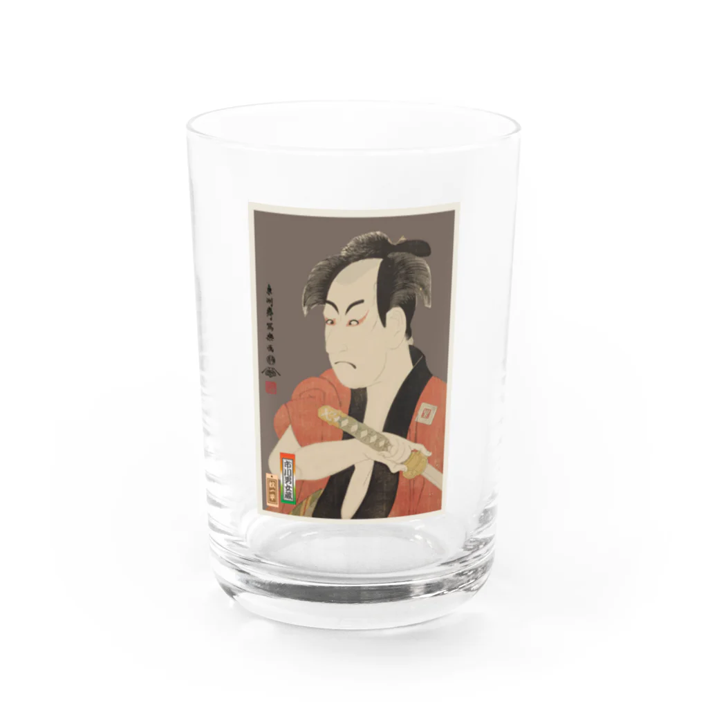 Rigelの市川男女蔵の奴一平 Water Glass :front