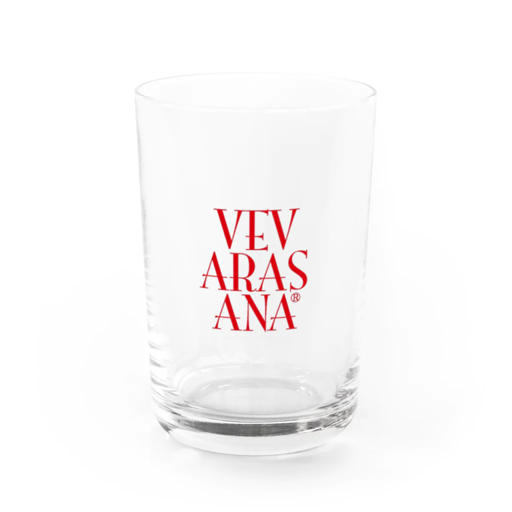 VEVARASANA®︎のVEVARASANA®︎公式アイテム Water Glass :front