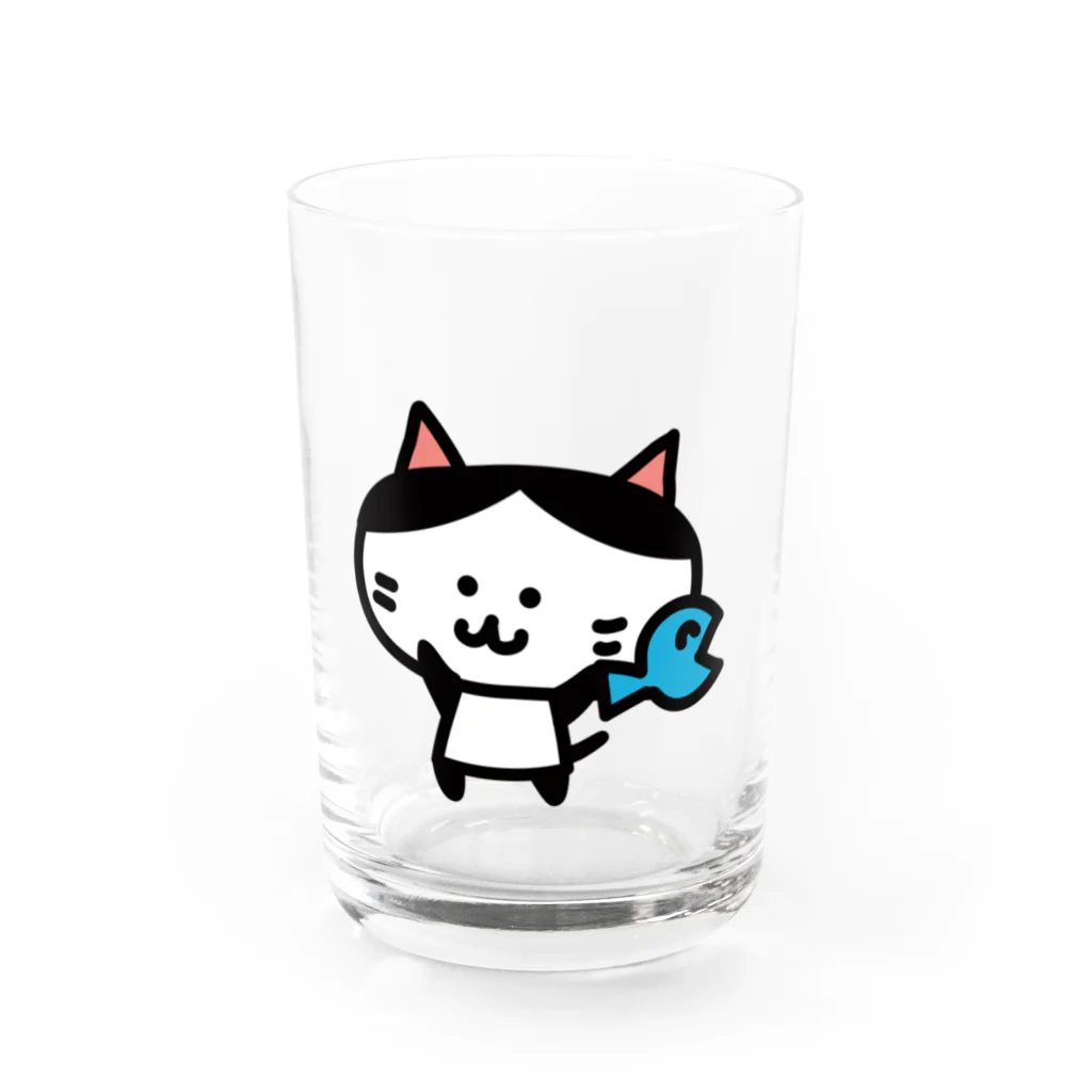 頭痛ーるズのマロ（わーい） Water Glass :front