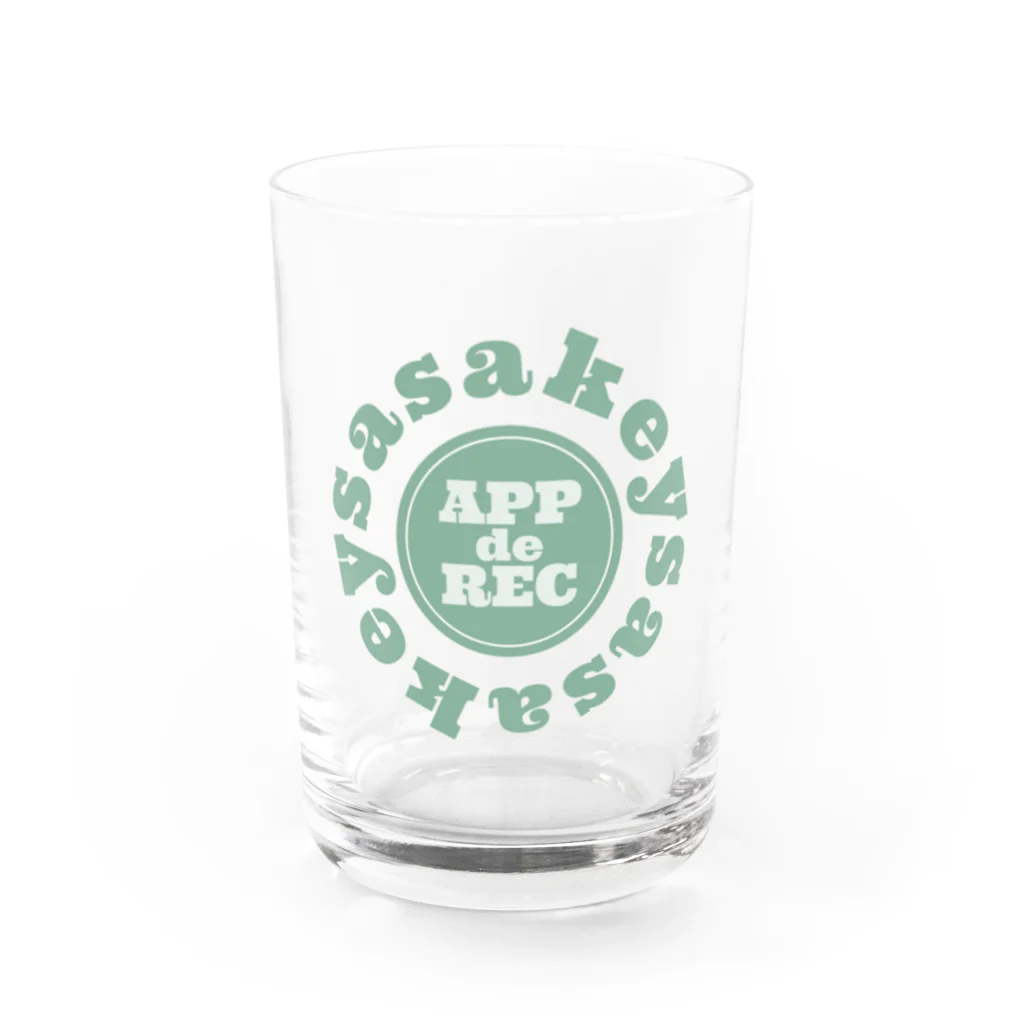 sasakeyのsasakey マルチグッズ Water Glass :front