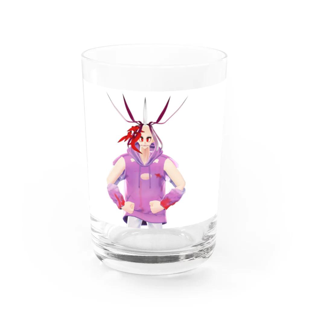 くらんその殺戮崎マサトグッズA Water Glass :front