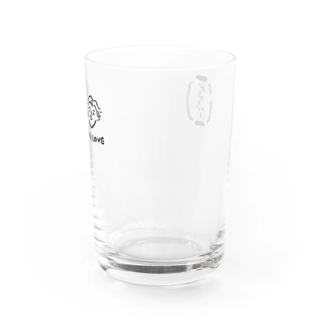 shibata_chigusaのけいこちゃん Water Glass :front