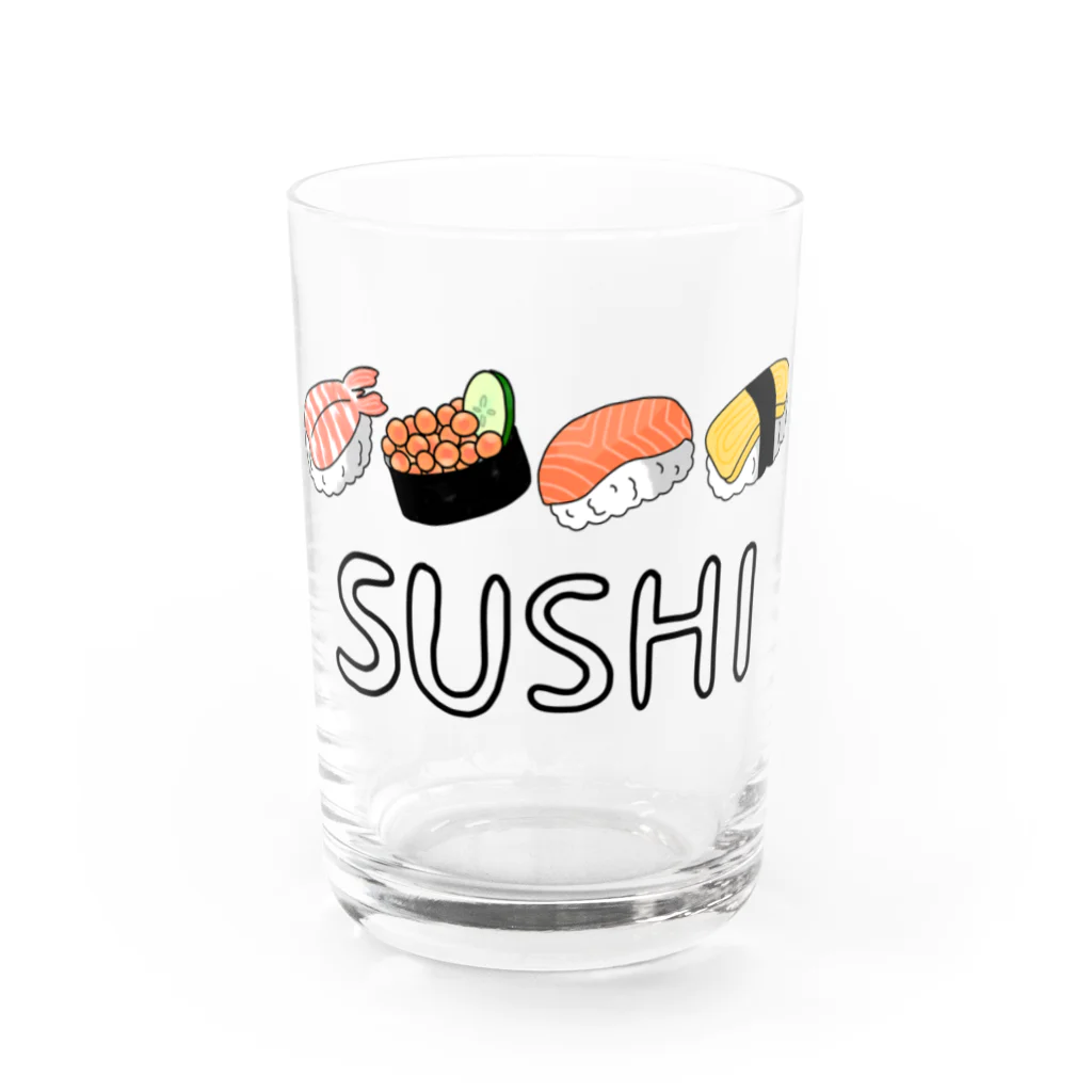 Sugar Ginger CookieのSUSHI. Water Glass :front