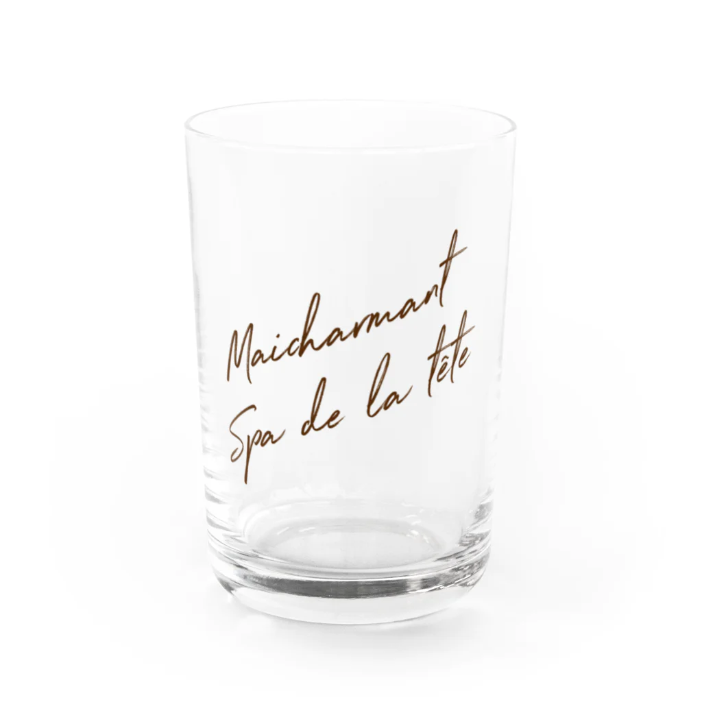 Toshiyuki Maedaのスクリプトメッセージ Water Glass :front