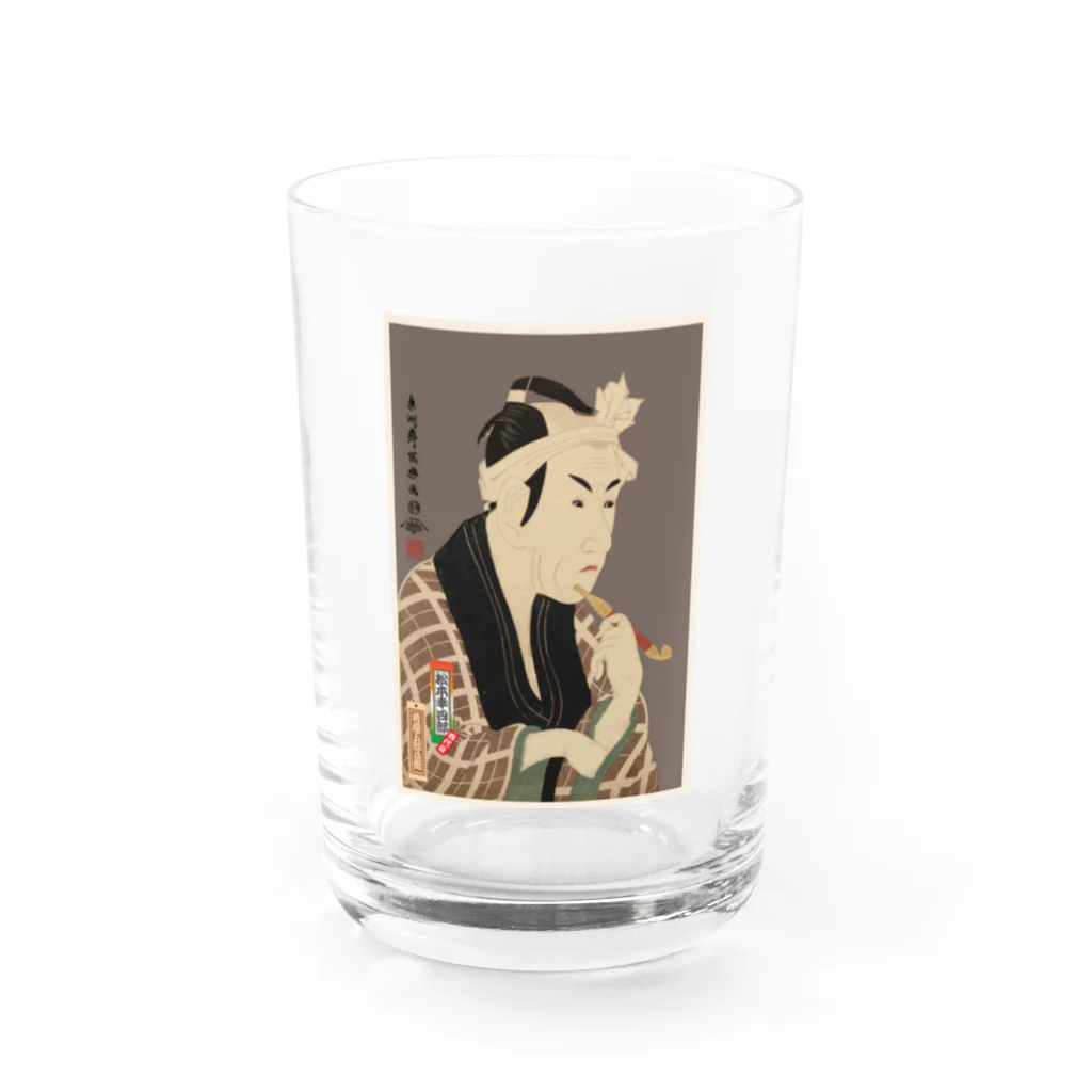 Rigelの四世松本幸四郎の山谷の肴屋五郎兵衛 Water Glass :front