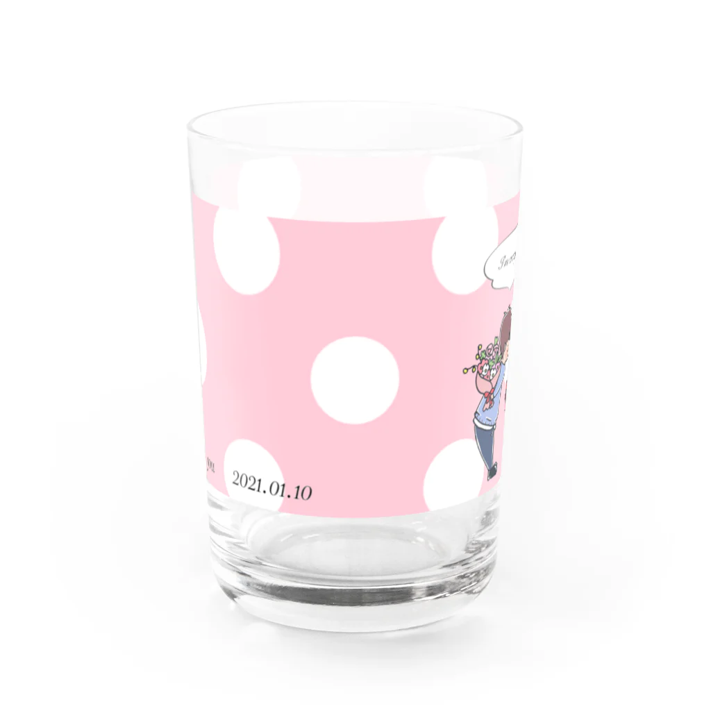 TEN店のほっこりサプライズ Water Glass :front