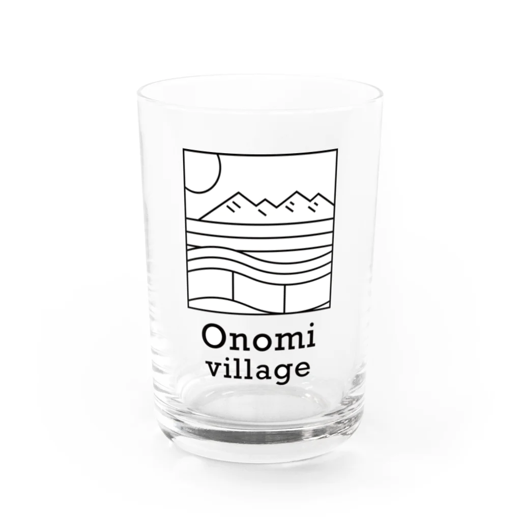 おやゆびカンパニーの大呑ビレッジ Water Glass :front