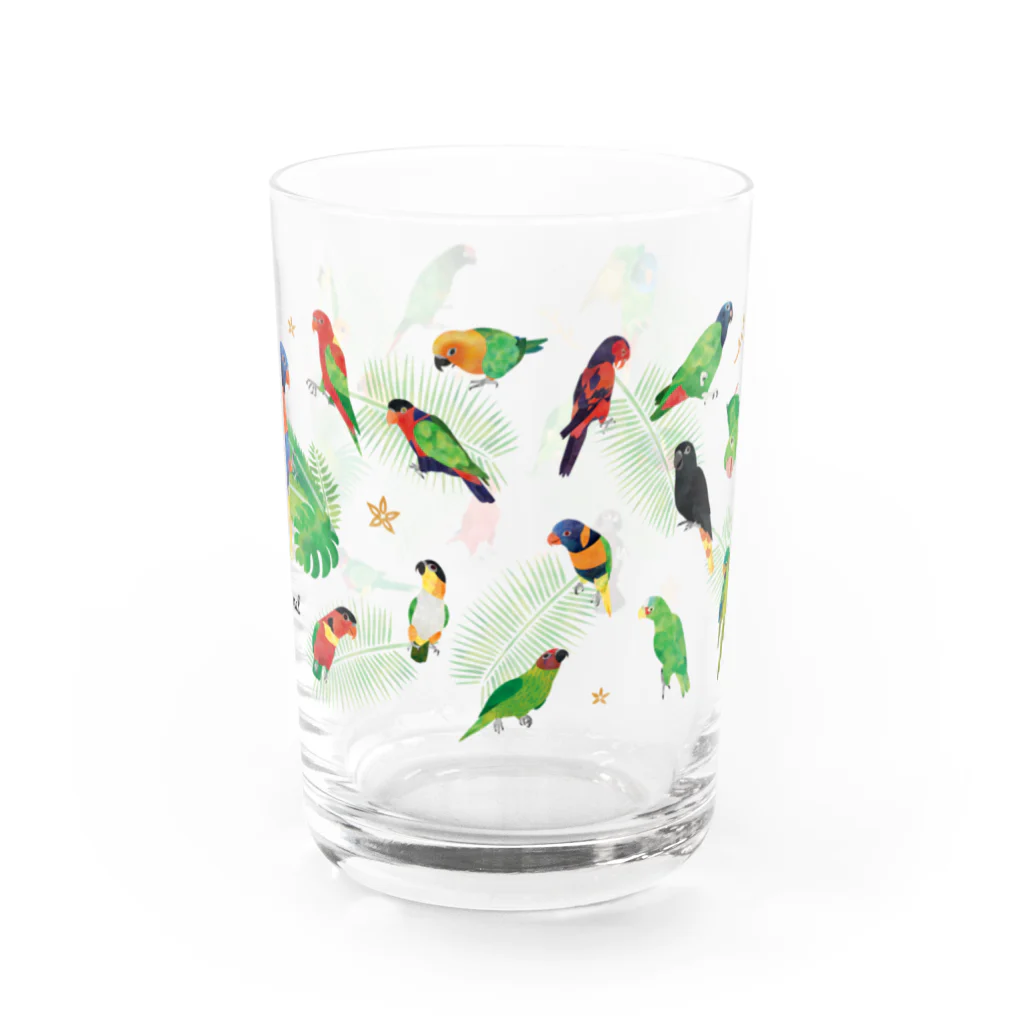 MIKIHO＠トリピカルのローリーグラス Water Glass :front