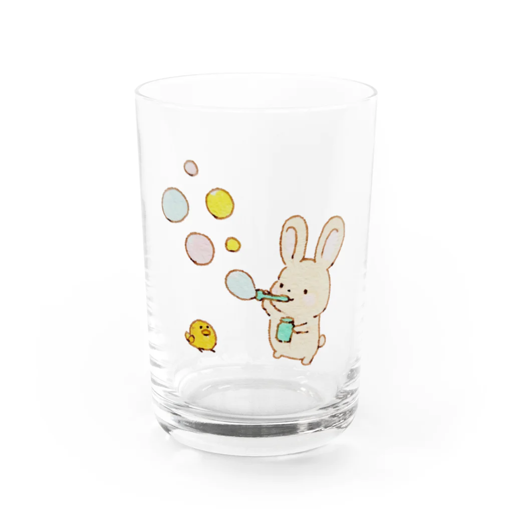 ピヨリカムのシャボン玉 Water Glass :front