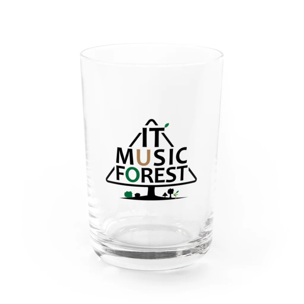 IT MUSIC FOREST チャリティーグッズショップのIT MUSIC FOREST チャリティーグッズ グラス前面