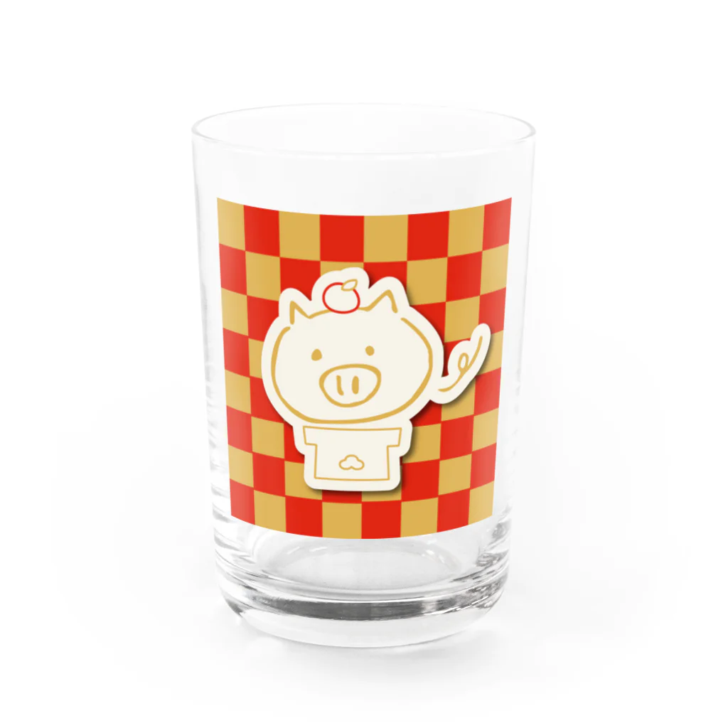 ねぷろ屋さんの鏡ぶた Water Glass :front