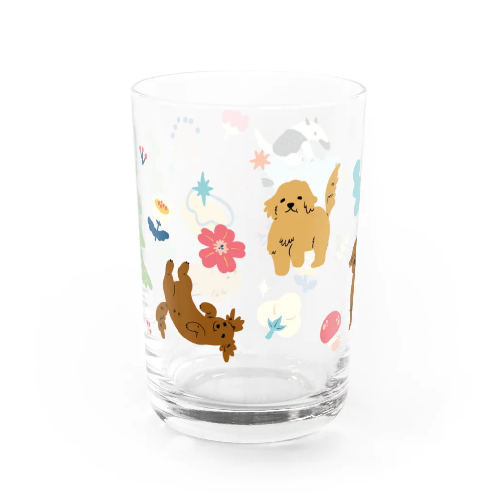 daroryの可愛いワンちゃん Water Glass :front