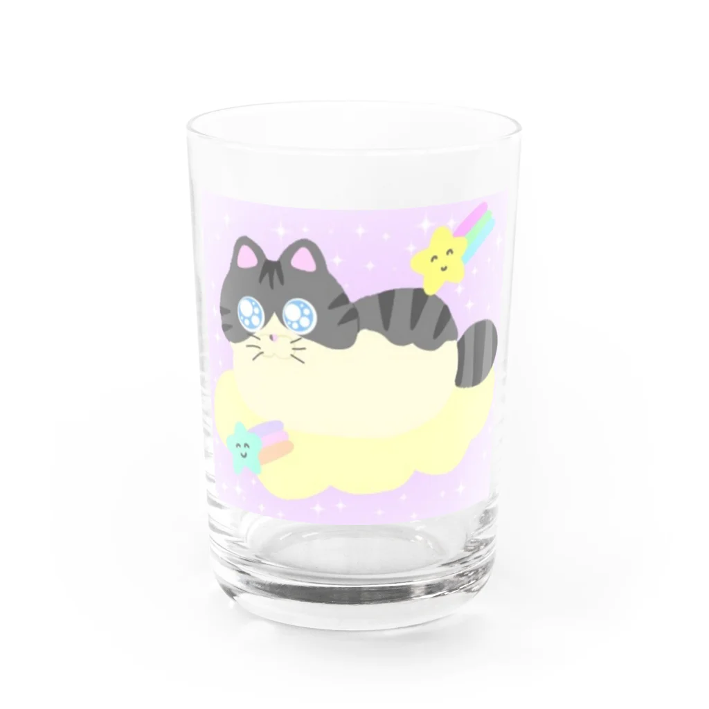 ブティック☆ンボのきらきらおめめンボ Water Glass :front