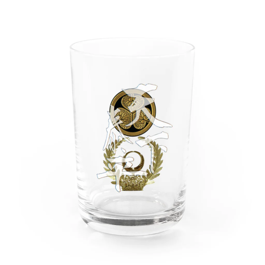 和風・和柄　武鷹堂〜BUYOUDO〜の天下泰平 Water Glass :front