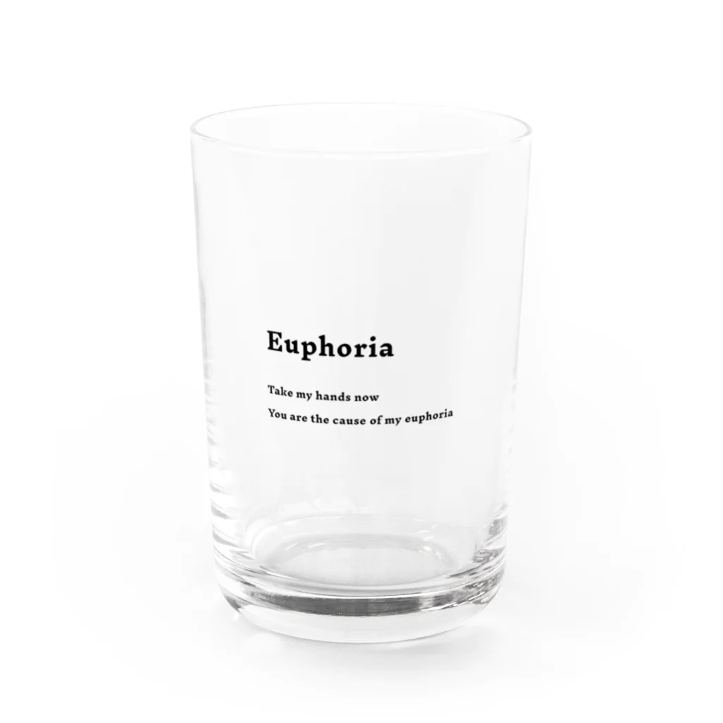 winterbearのEuphoria     ロゴ グラス前面