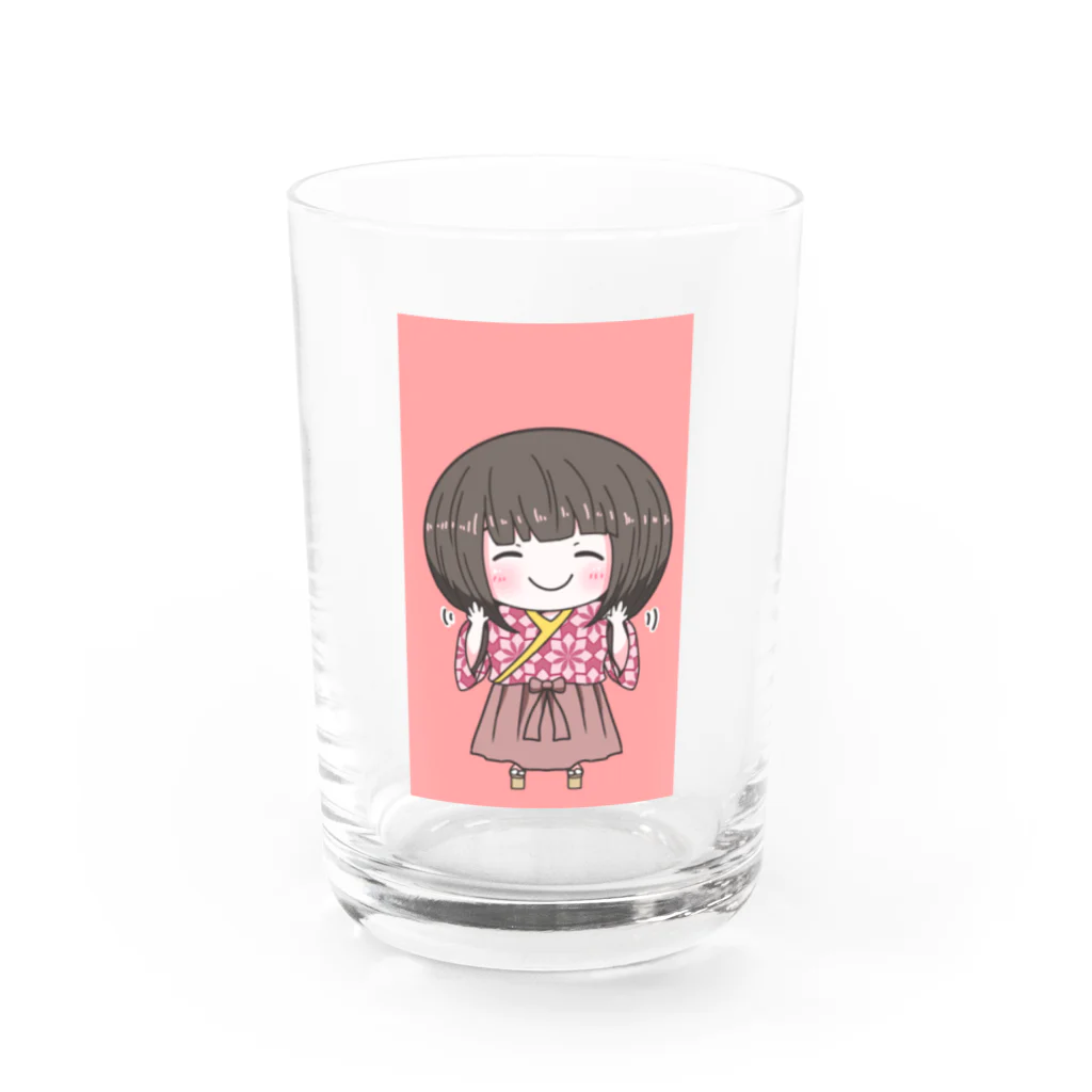 TSUYORONのどうどうなももこ🍑 Water Glass :front