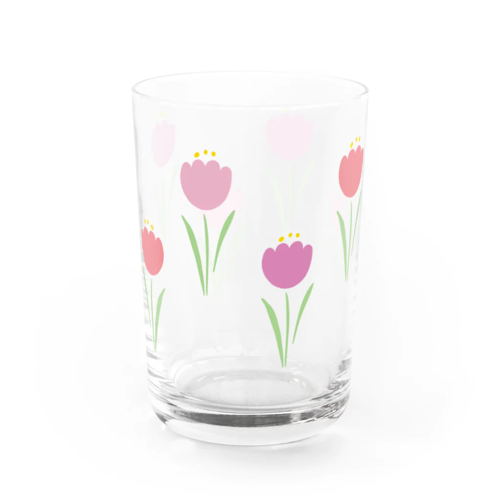 hikageの大きめチューリップ Water Glass :front