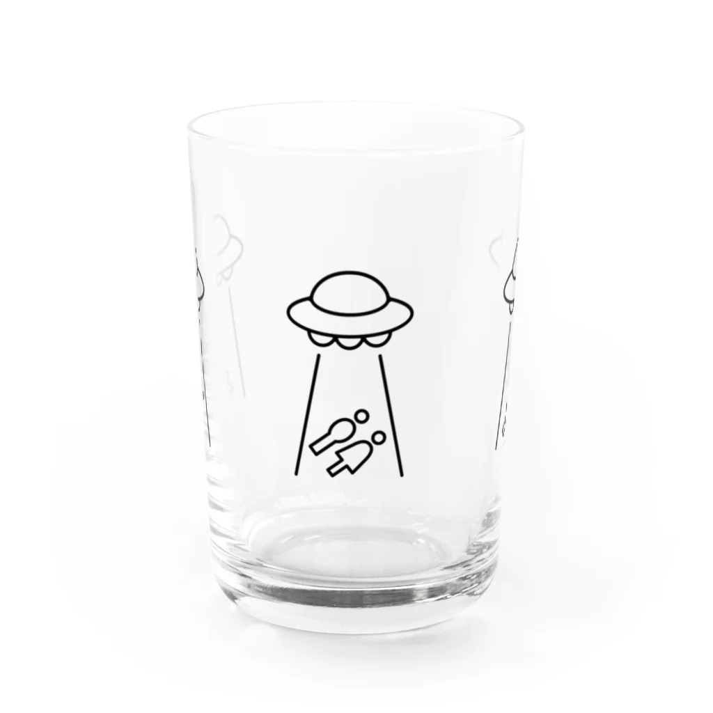 ＠sakedonのアブダクションイラスト Water Glass :front