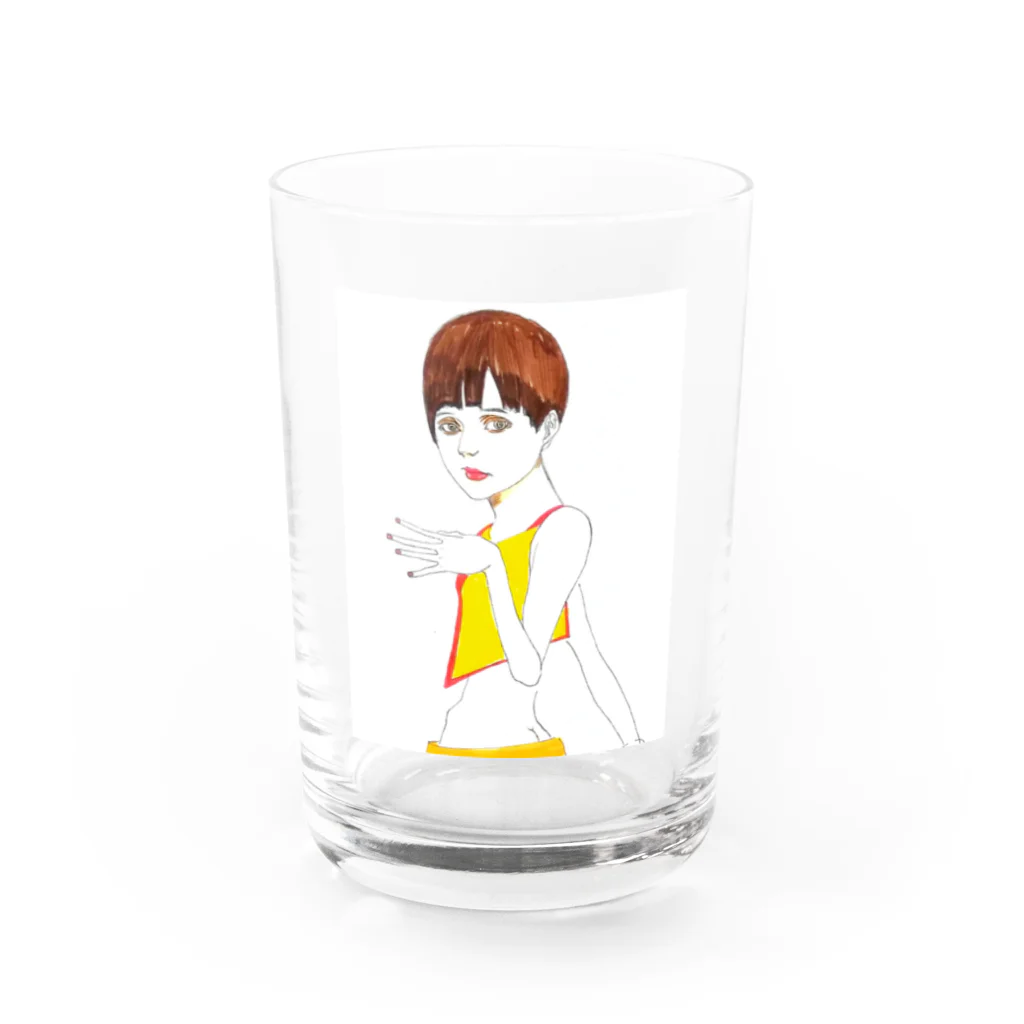 私ノ私　の美人画シリーズ  Water Glass :front