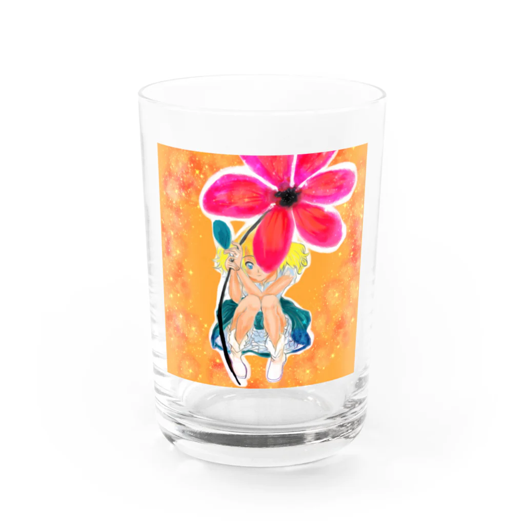 おとぼけ姉さんSHOPのニンフ〜花の妖精〜 Water Glass :front