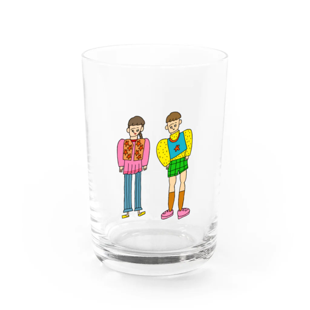 chichuukaivacanceのニューヨーク Water Glass :front