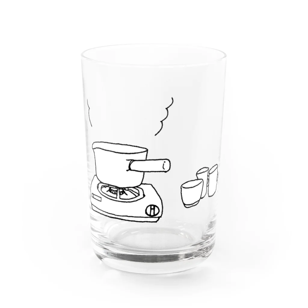 気ままに創作　よろず堂のほっとひと息 Water Glass :front