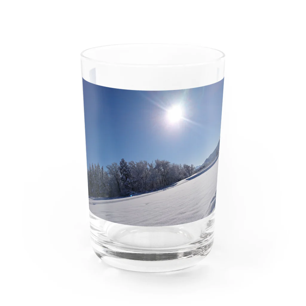 Haidoropnpの雪化粧 Water Glass :front
